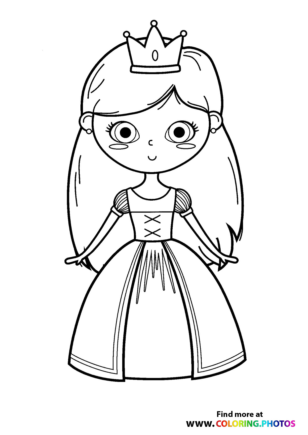 Princess with a crown