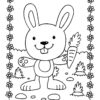 Rabbit with a carrot