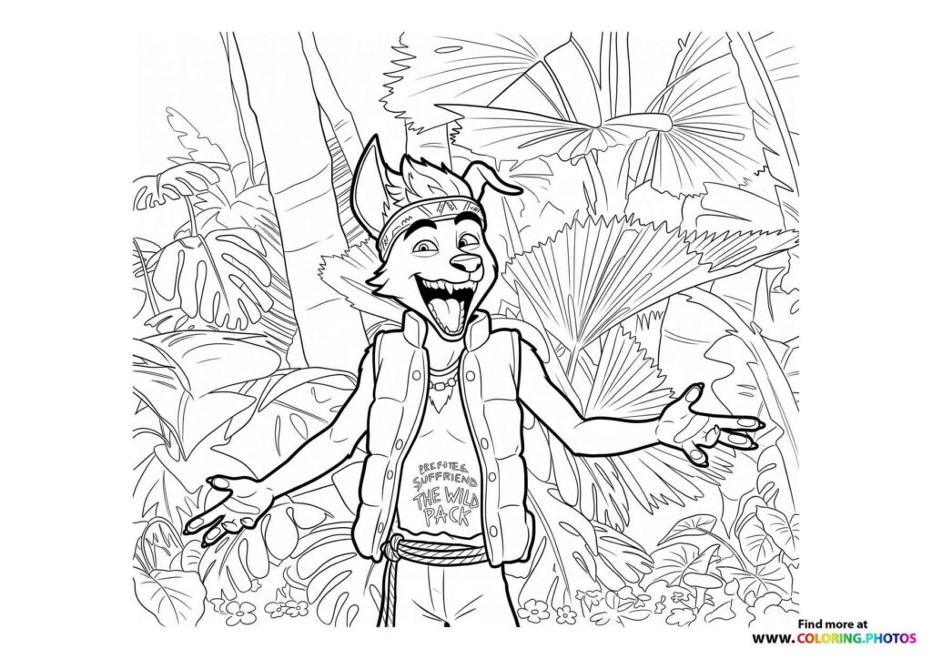 Demon Character in the Jungle