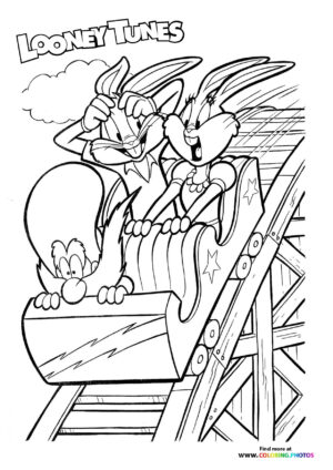 Bugs and Lola riding