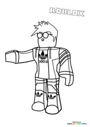 Roblox Character with Spiky Hair