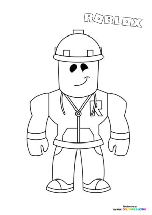 Roblox Character with Bucket Head
