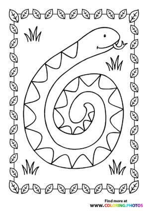 Snake on a field