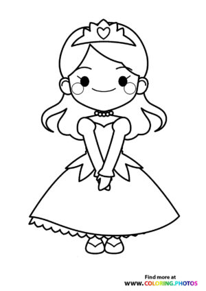 Sweet princess smiling
