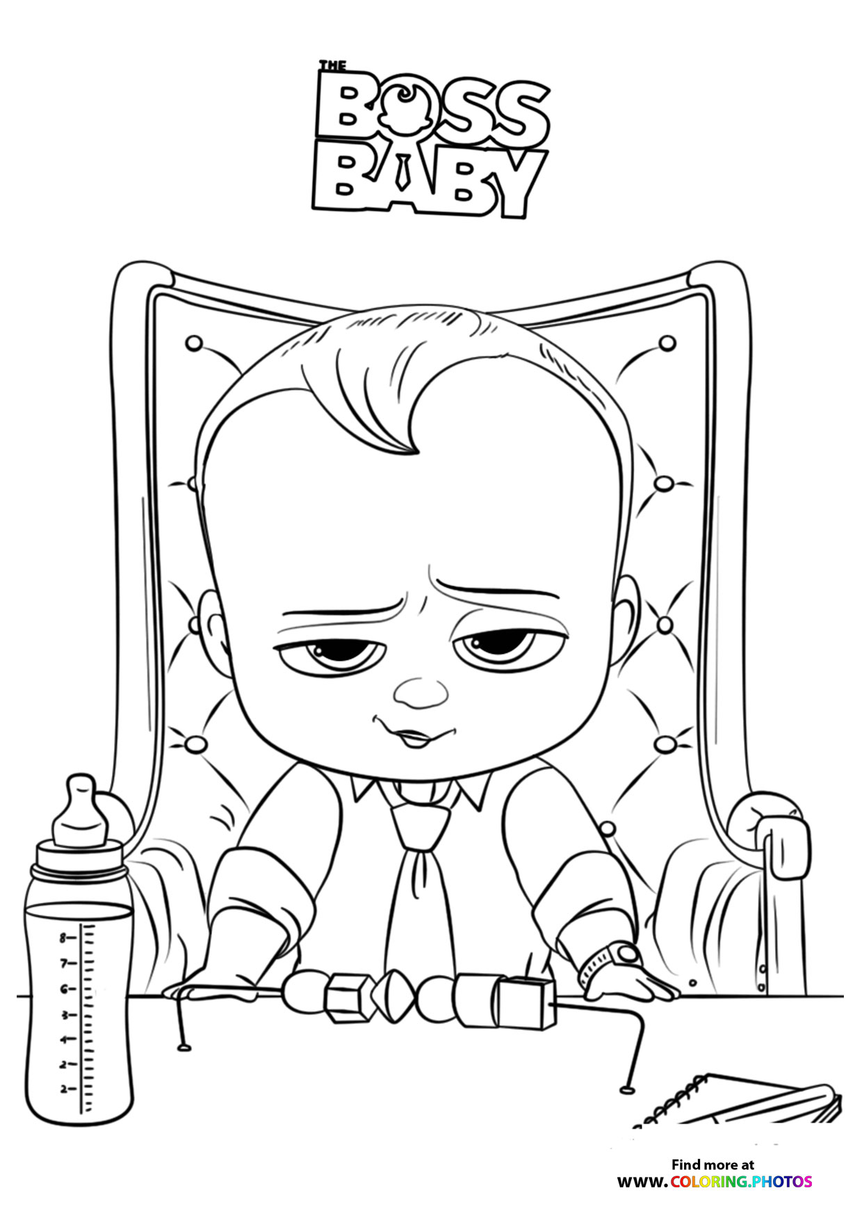 Theodore - Family Business coloring page