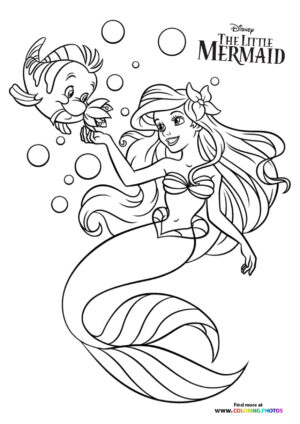 Ariel and Flounder