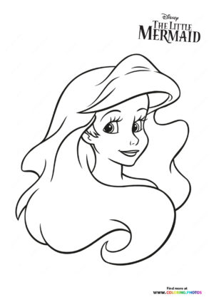 Ariel with Flowing Hair