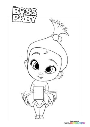 Boss Baby Girl with Tutu