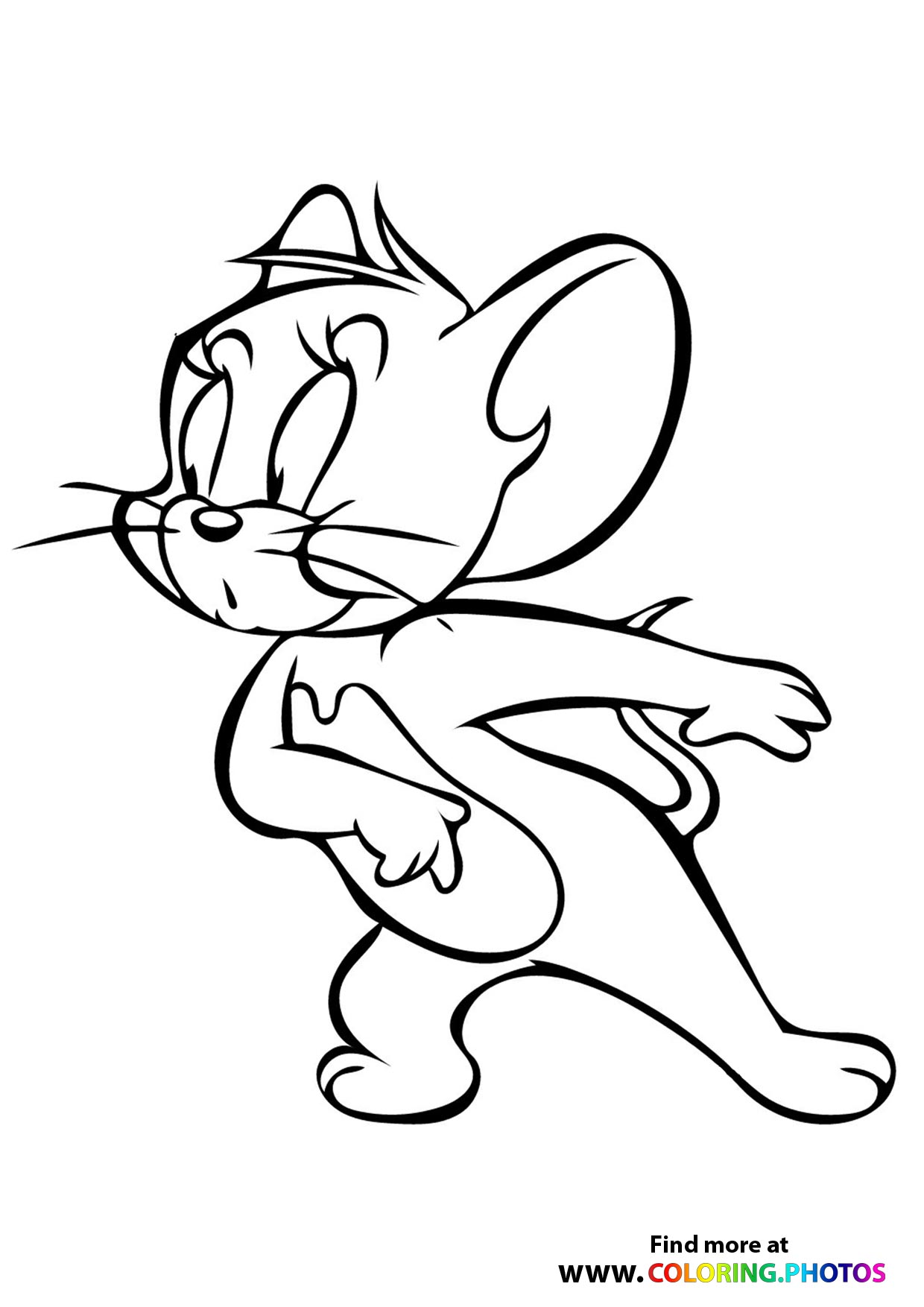 Tom and Jerry coloring page