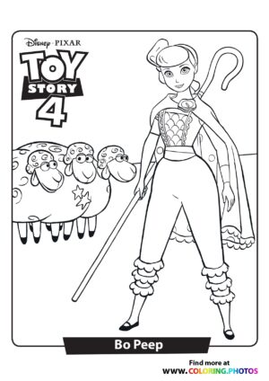 Bo Peep with Sheep
