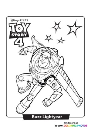 Buzz Lightyear Flying into Action
