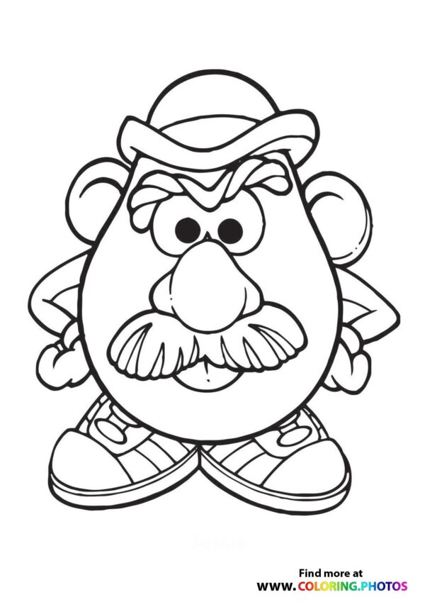 Toy Story Mr Potato Head Coloring Page