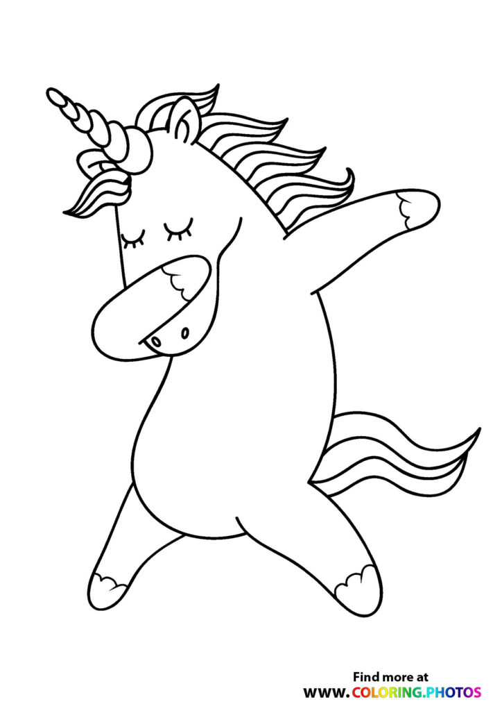 Unicorn dabing