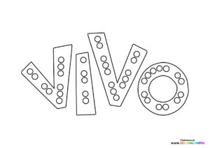 Netflix Vivo logo coloring